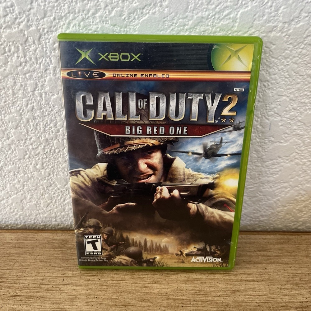 Call of Duty 2:‎ Big Red One [Platinum Hits] (Microsoft Xbox, 2005) CIB Tested